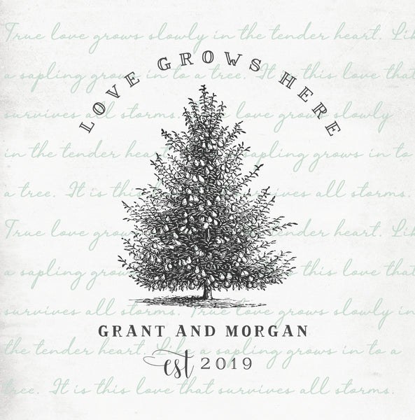 Love Grows Here CoinArt