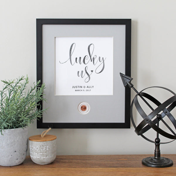 Lucky Us Wedding CoinArt / Color Choices