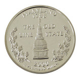 2000 / State Quarter Deep Cameo Silver Proof / Maryland