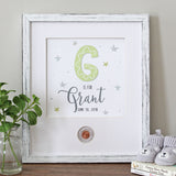 Monogram Baby CoinArt / Color Choices