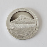 2010 / America the Beautiful Quarter Deep Cameo Silver Proof / Mount Hood National Forest