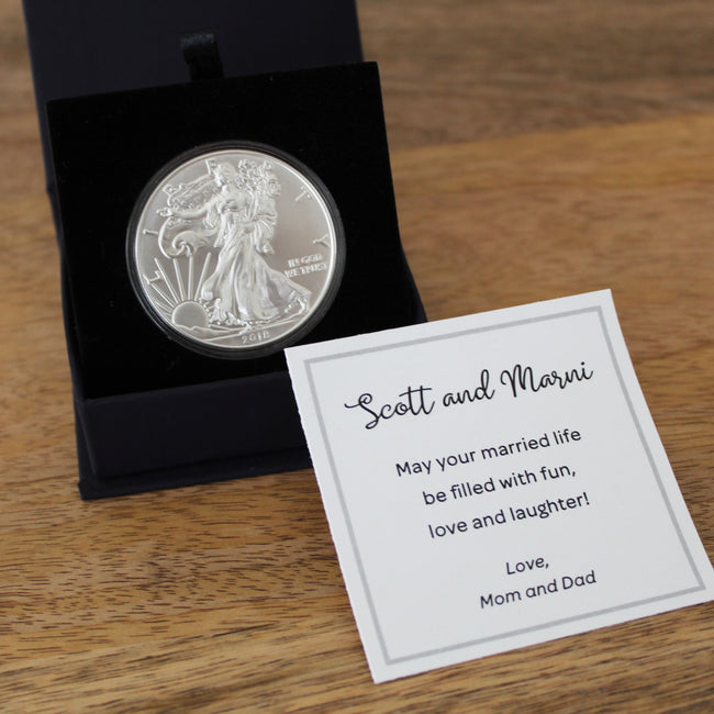 Coin Gift Box with Custom Card / Large