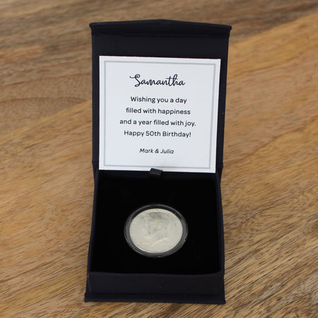 Coin Gift Box with Custom Card / X-Large