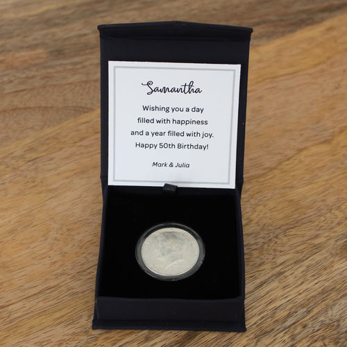 Coin Gift Box with Custom Card / Medium