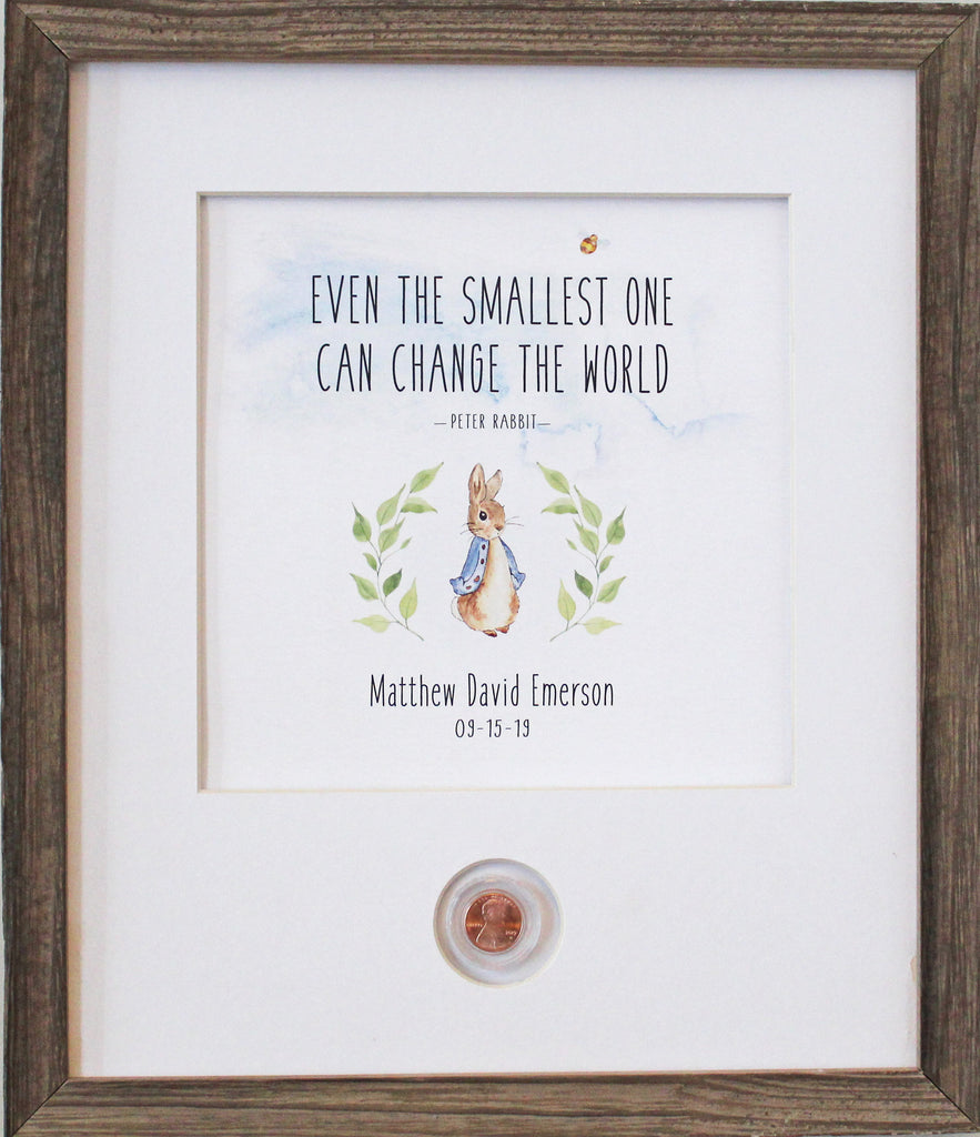Peter Rabbit Nursery CoinArt / Blue