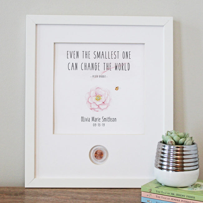 Peter Rabbit Nursery CoinArt / Pink