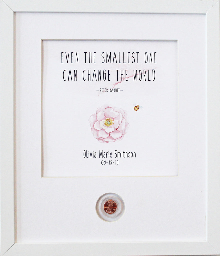 Peter Rabbit Nursery CoinArt / Pink