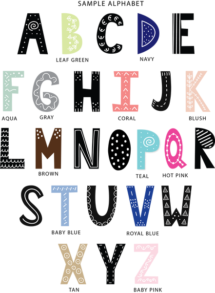 Monogram Baby CoinArt / Color Choices