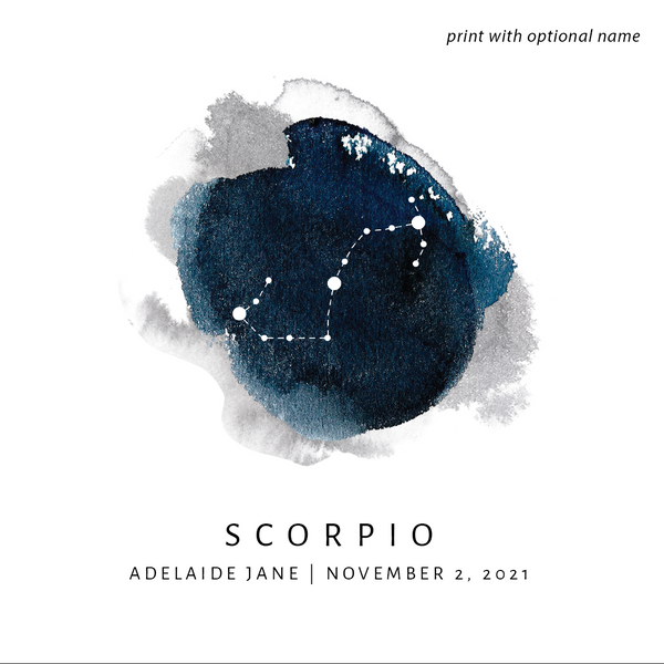 Scorpio Zodiac Constellation CoinArt