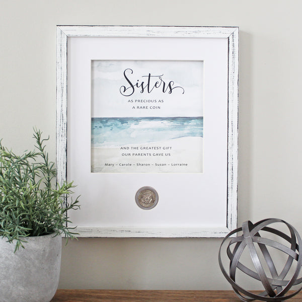 Beach Watercolor CoinArt