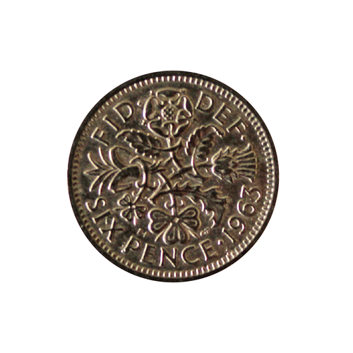 British Sixpence