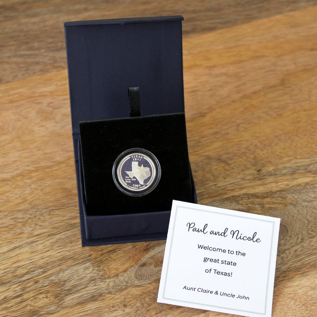 Coin Gift Box with Custom Card / Small