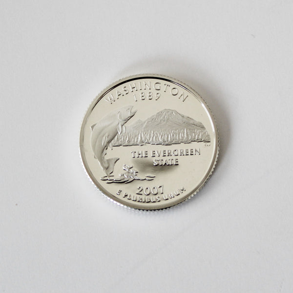 2007 / State Quarter Deep Cameo Gem Silver Proof / Washington