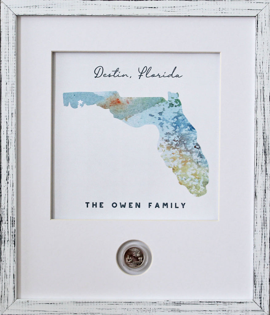 My State CoinArt / Watercolor