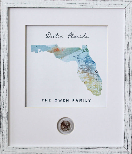 My State CoinArt / Watercolor