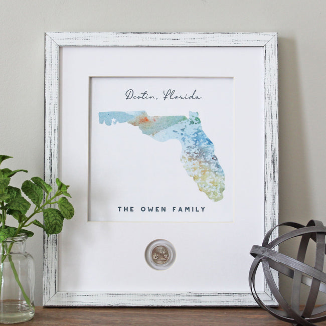 My State CoinArt / Watercolor