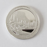 2010 / America the Beautiful Quarter Deep Cameo Silver Proof / Yosemite National Park