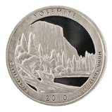 2010 / America the Beautiful Quarter Deep Cameo Silver Proof / Yosemite National Park