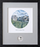 America the Beautiful CoinArt / Yosemite / Silver Proof Coin Included