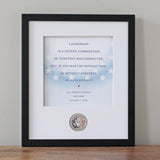 Military Quote CoinArt