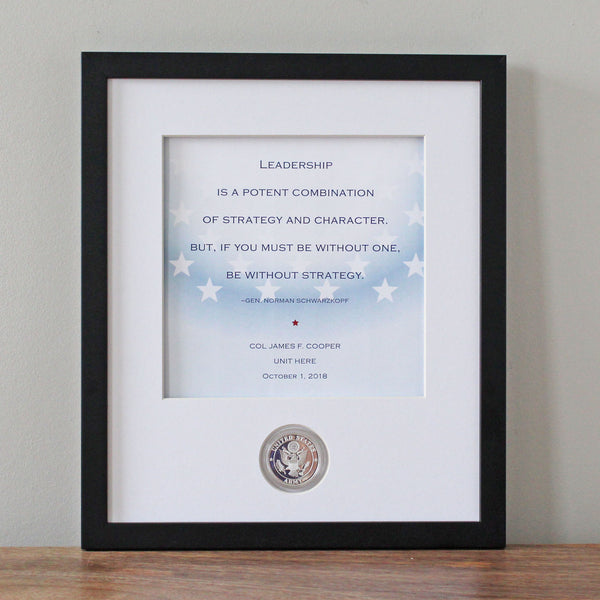 Military Quote CoinArt