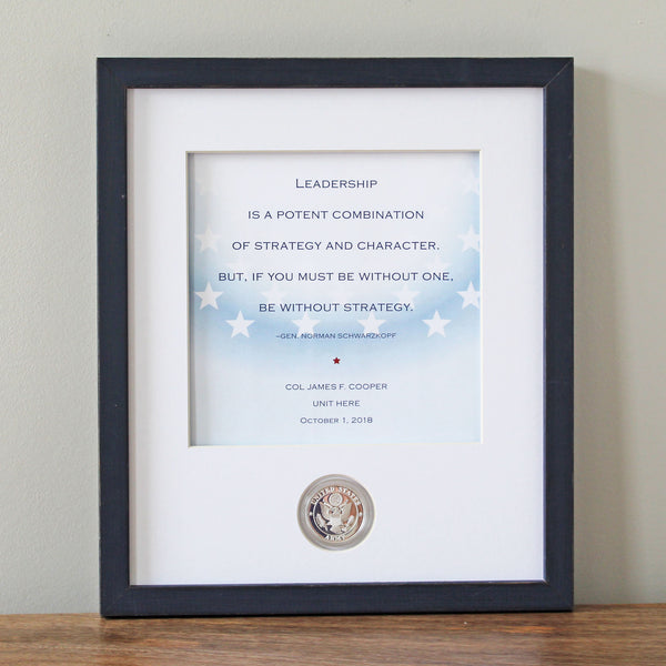 Military Quote CoinArt