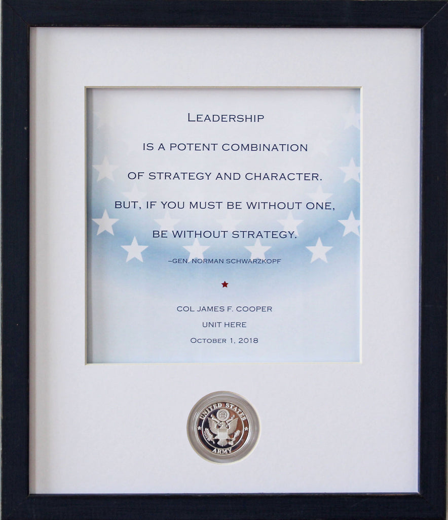 Military Quote CoinArt