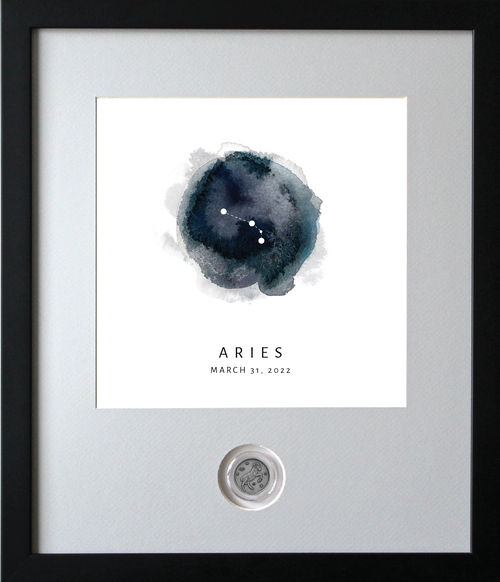 Aries Zodiac Constellation CoinArt