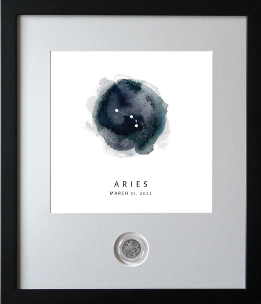 Aries Zodiac Constellation CoinArt