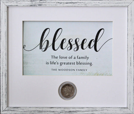 Farmhouse Wreath Birthday CoinArt