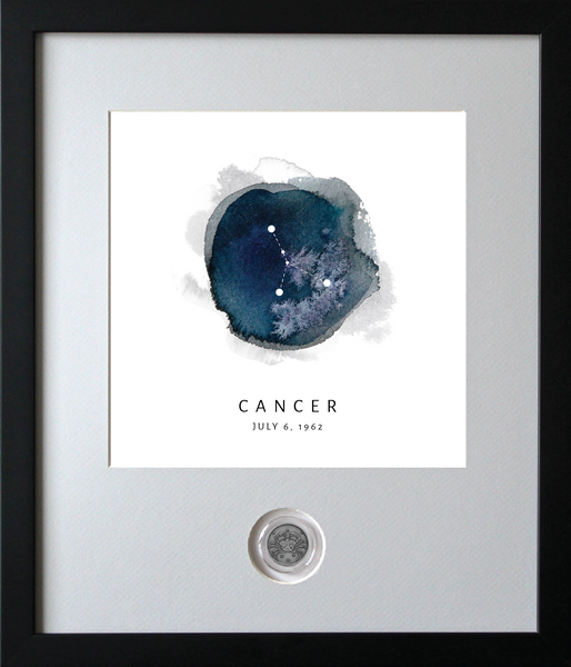 Cancer Zodiac Constellation CoinArt