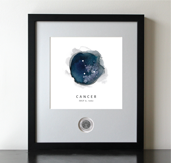 Cancer Zodiac Constellation CoinArt