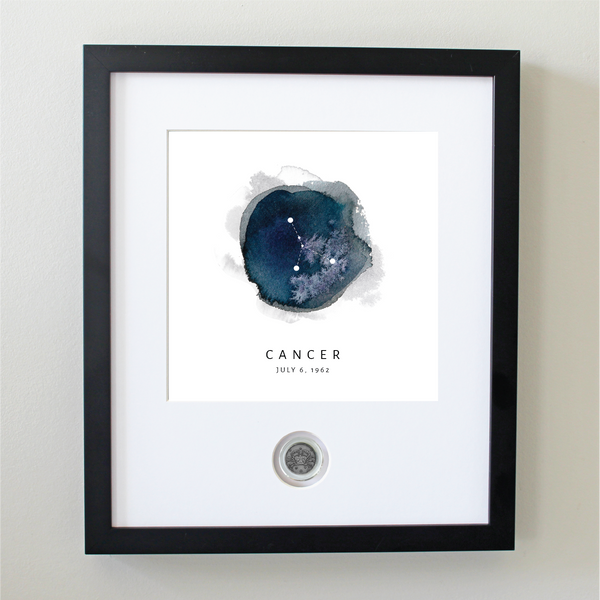 Cancer Zodiac Constellation CoinArt