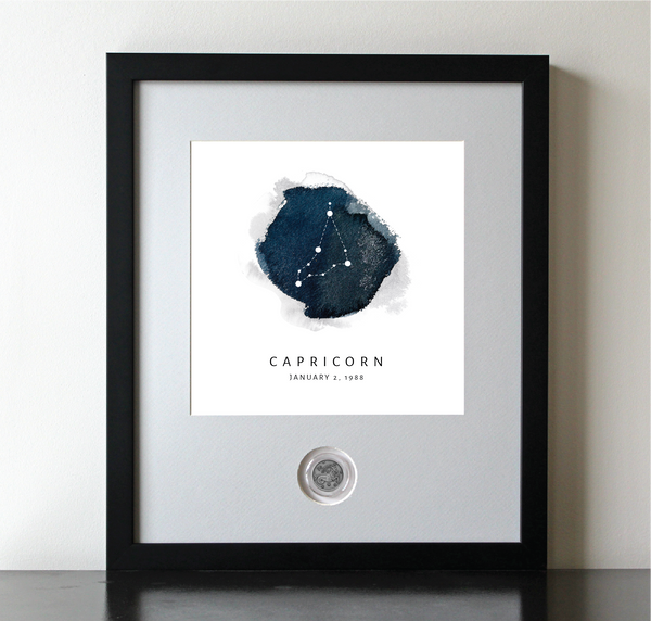 Capricorn Zodiac Constellation CoinArt