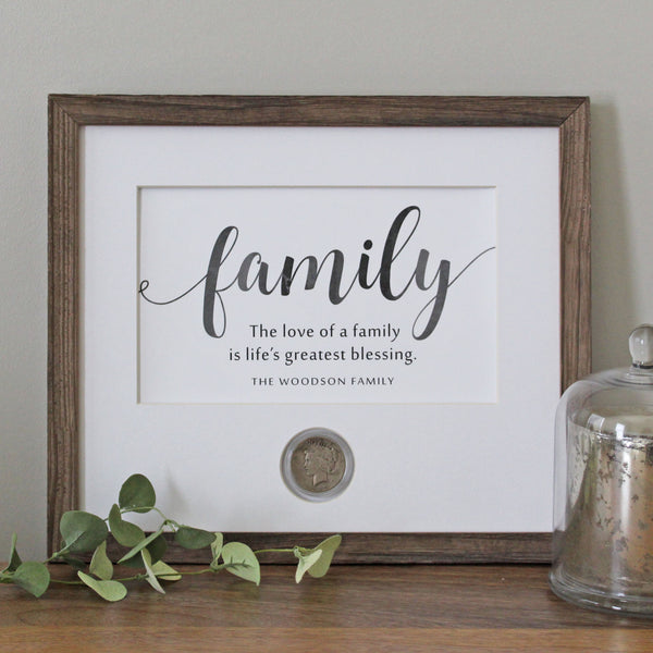 Family CoinArt / Color Choices