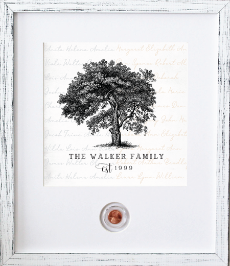Farmhouse Wreath Birthday CoinArt