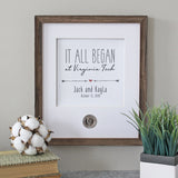 IT ALL BEGAN Wedding CoinArt