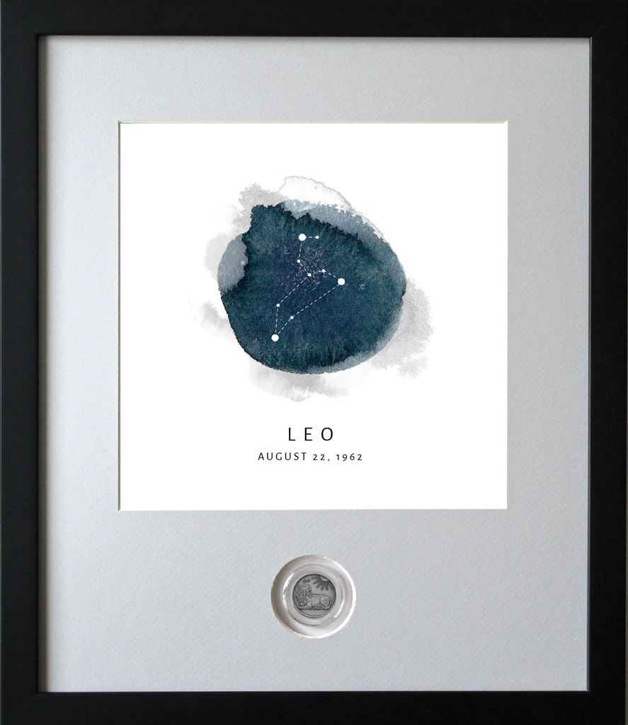 Leo Zodiac Constellation CoinArt