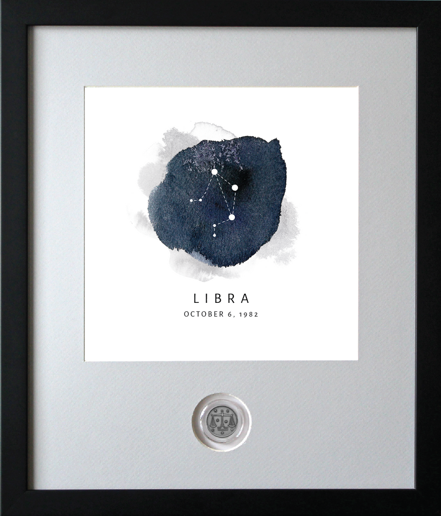 Libra Zodiac Constellation CoinArt