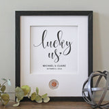 Lucky Us Anniversary CoinArt / Color Choices