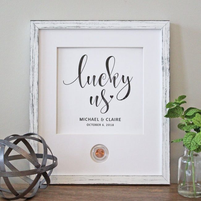 Lucky Us Anniversary CoinArt / Color Choices