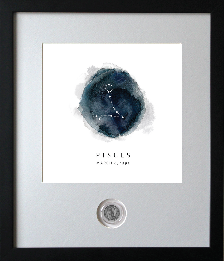 Pisces Zodiac Constellation CoinArt