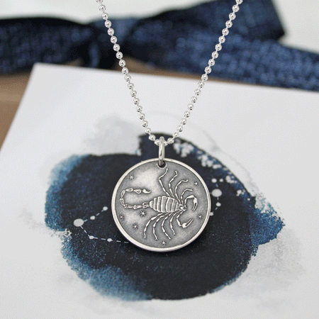 Zodiac Silver Coin and Mini Print