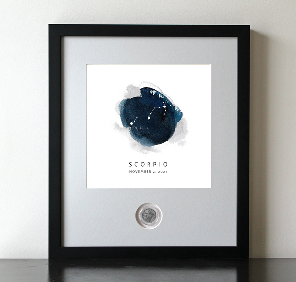 Scorpio Zodiac Constellation CoinArt