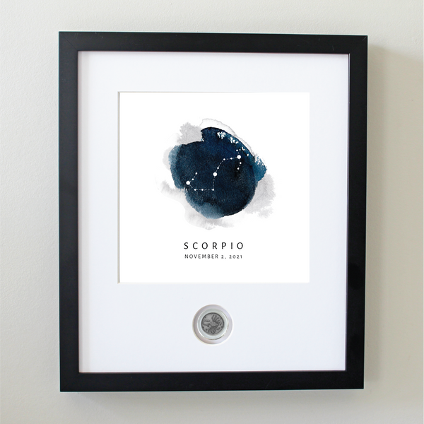 Scorpio Zodiac Constellation CoinArt