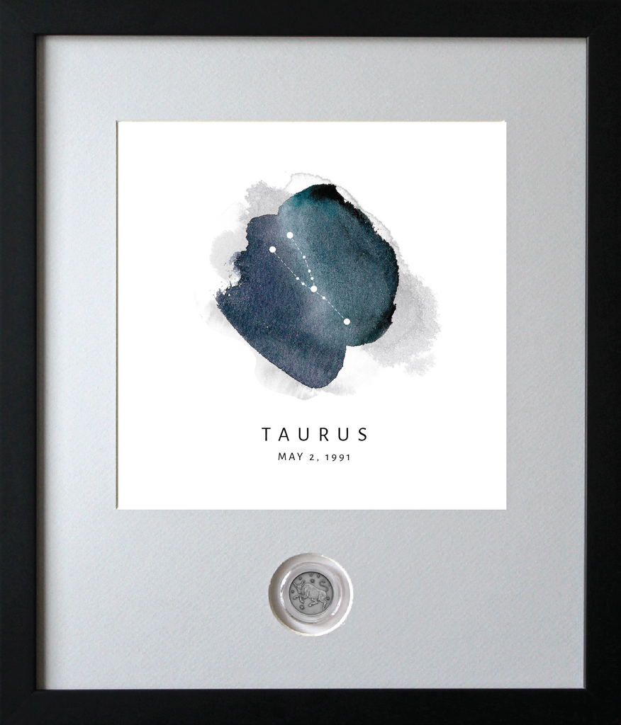 Taurus Zodiac Constellation CoinArt