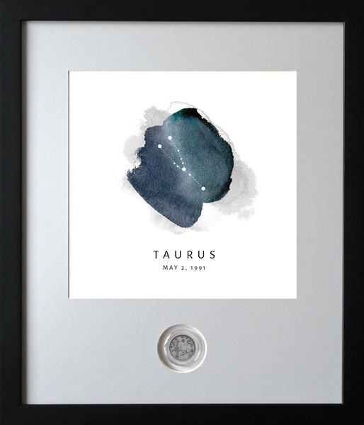 Taurus Zodiac Constellation CoinArt