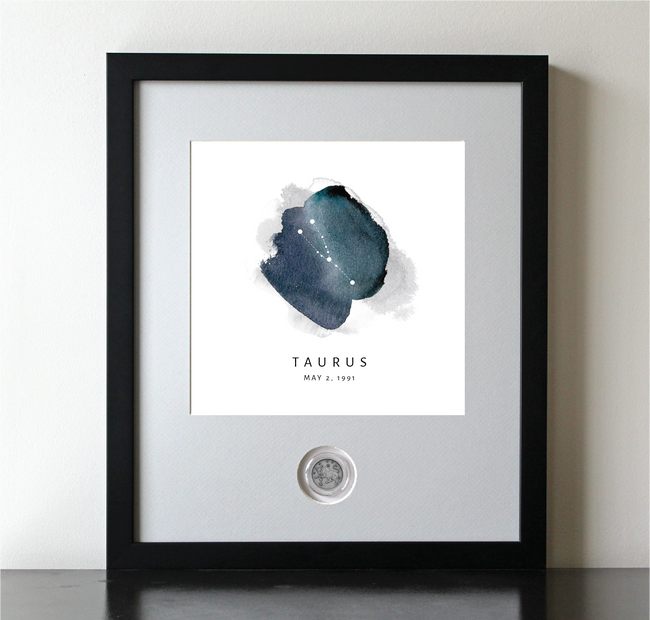 Taurus Zodiac Constellation CoinArt