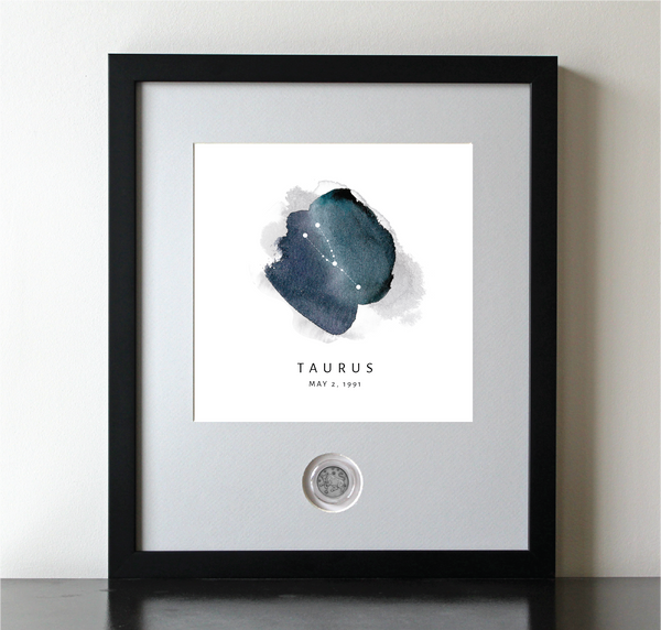 Taurus Zodiac Constellation CoinArt