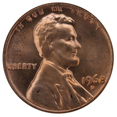 1968 / Lincoln Memorial BU Penny